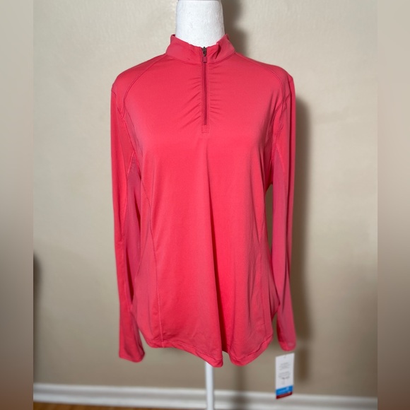 NWT Pro Tour cool play motion play flex Women's Golf long Sleeve shirt Pink XL - Picture 15 of 15